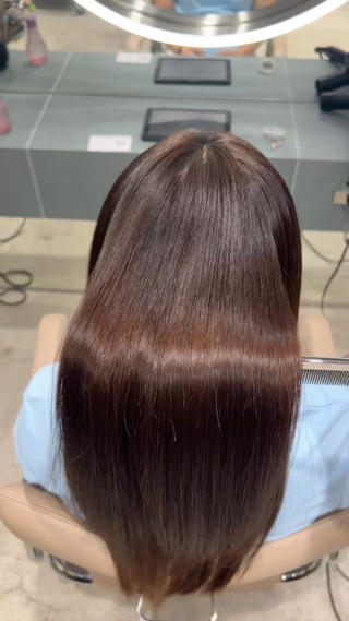 ミディアム カラー ✨髪質改善 縮毛矯正 艶髪 立川 コウキ✨のヘアスタイル