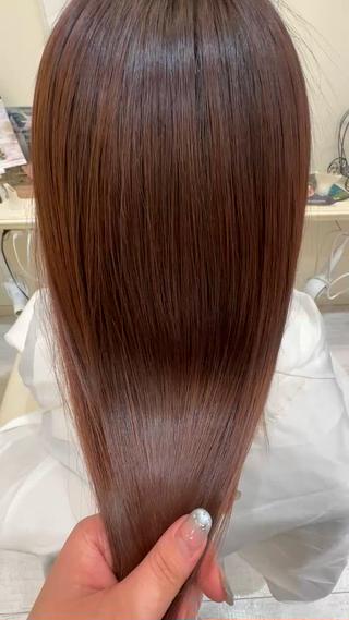 髪質改善トリートメント
無加工でこの艶感