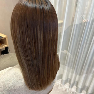 シルクのような手触りです 