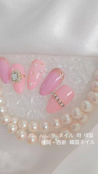 ジェルネイル アート付け放題 