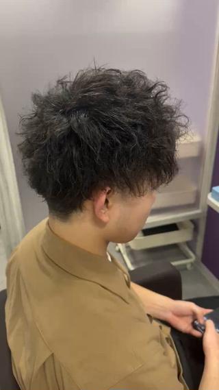 パーマ メンズ 川口 真人のヘアスタイル