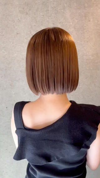 relile美髪ストレートのビフォアフ動画です！ 