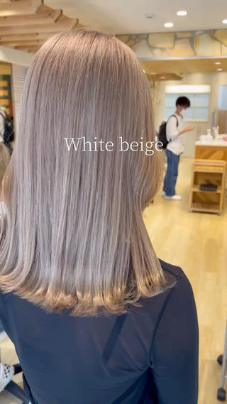セミロング 渋谷ハイトーン/ デザインカラー阿部のヘアスタイル