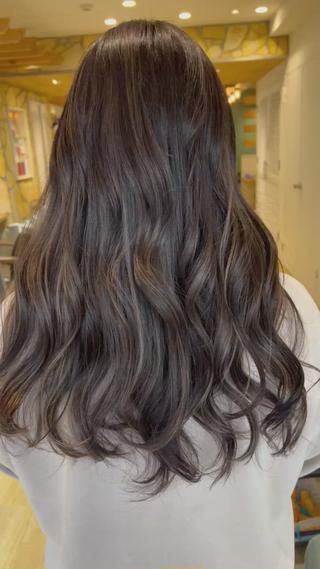 セミロング 渋谷ハイトーン/ デザインカラー阿部のヘアスタイル