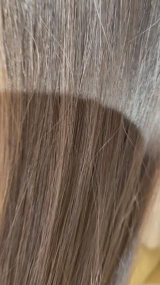 カラー+インプライムトリートメントでこんなにも艶が出ます

トリートメントは定価の50%オフでできるのでとてもオススメです！

 