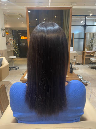 縮毛矯正でさらさらストレートに 