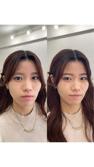 before
眉山​〜​眉尻に穴あきがありメイクで埋めるのが難しい

after
パウダーをふわっと乗せるだけでメイク完成
お顔のバランスに合わせたデザインで華やかな印象がアップしました

《HBLの効果》
・下がり眉、困り眉改善
・毛並みのばらつきを均等に整える
・貼り付き感が少なくナチュラルに立ち上がる
・垢抜け、リフトアップ、若返り効果◎
・毛流れを矯正して朝のメイクが楽になる！
リピート率、満足度No.1の人気メニューです️

#ハリウッドブロウリフト
#HBL
#眉癖改善
#hollywoodbrowlift 
#垢抜け眉
#眉毛
#アイブロウ
#眉ワックス
#代々木 