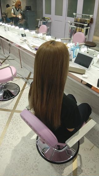 ボブの少し長いぐらいからのチェンジ

ストレートでも勿論しっかり馴染みます 