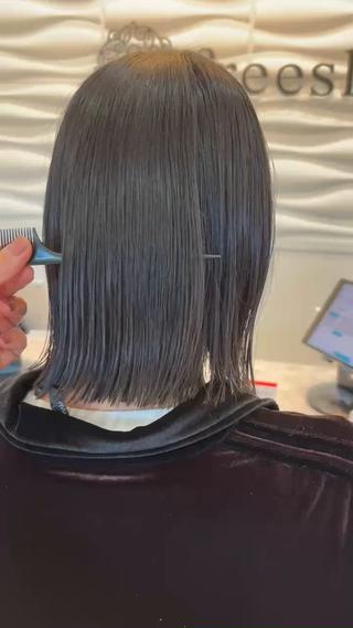 ミディアム ヘアアレンジ 新井 広之のヘアスタイル