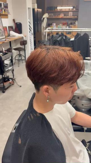 毛流れセンターパート