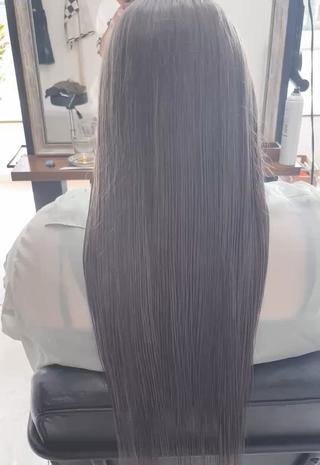 ロング カラー Q.HairLab所属・メンズパーマ&透明感 カラー特化谷村のヘアスタイル