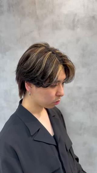 ハイライトメッシュカラー 