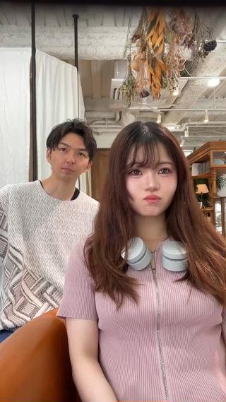 縮毛矯正とカラーをしてツヤサラ透明感になりました！
 