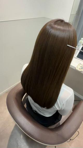 ロング カラー 髪質改善 艶髪🔵ﾌｾﾅｵﾔのヘアスタイル