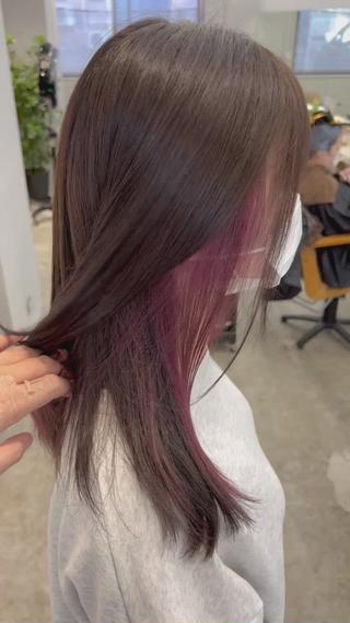 インナーカラーパープル 