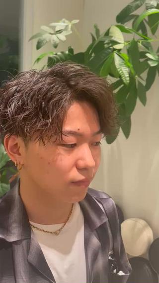 【縦落ちツイストスパイラルパーマ】 