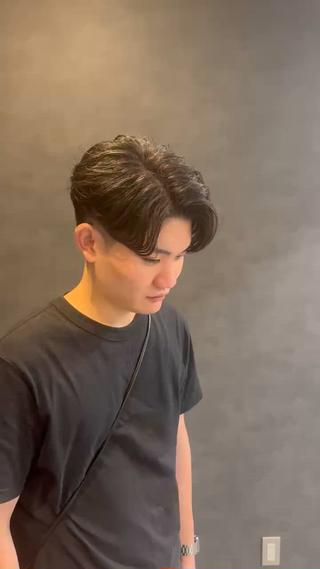 ショートセンターパート
カットのみ 