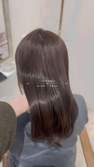 カラー アレンジカラー モデル🎀yuuiのヘアスタイル