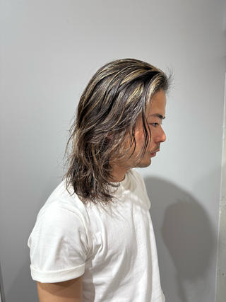ロング カラー メンズ Riganuts池袋 Hayato✂︎のヘアスタイル