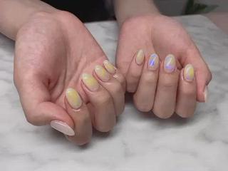 #うるうるネイル 
