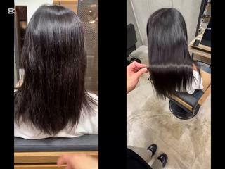 髪質を作り替える。 【moist】
 美髪特化型サロンでしか味わえない質感。

毛先まで作り替え全還元 