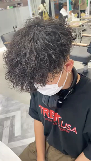 パーマ メンズ 新宿【メンズパーマ】 塩澤太一のヘアスタイル