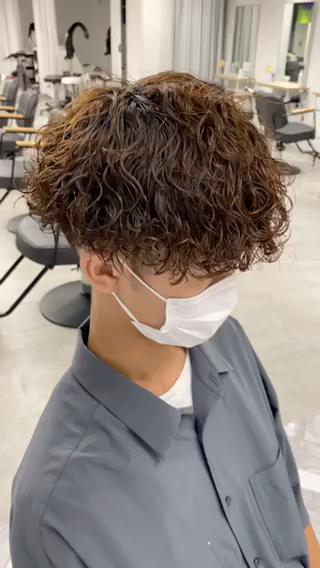 パーマ メンズ 新宿【メンズパーマ】 塩澤太一のヘアスタイル