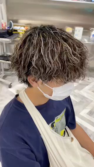 パーマ メンズ 新宿【メンズパーマ】 塩澤太一のヘアスタイル