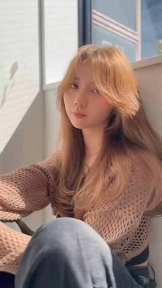 ロング 前髪顔まわりカット 🌈中村海聖のヘアスタイル