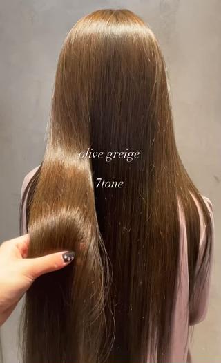 ロング カラー Amery kanazawahakkei所属・Luna ☾ ໋のヘアスタイル