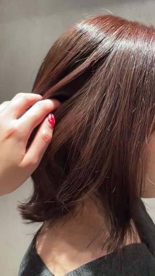 ミディアム カラー Amery kanazawahakkei所属・Luna ☾ ໋のヘアスタイル