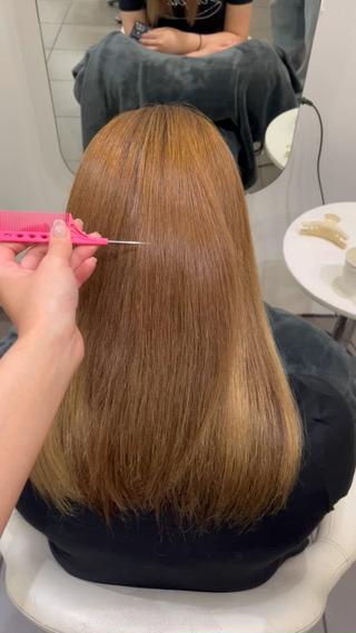 セミロング Indexhair 錦糸町店所属・カラーモデル募集 🫧彩花🦋のヘアスタイル