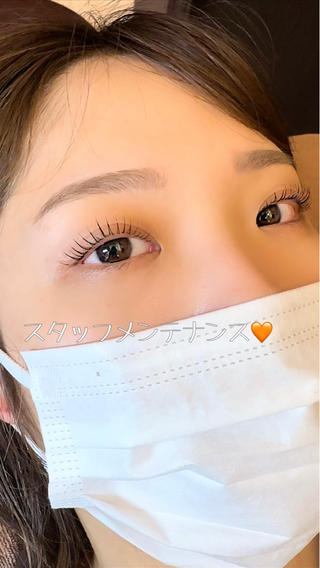 カールとまつ毛をキレイに保つには月1メンテナンスをオススメしてます♡
ビューラーはパーマが残ってる状態では絶対NG
 