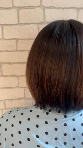 仕上げブロー、アイロン、セット剤やオイル無し手で乾かしただけです。 