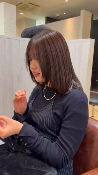 #レイヤーカット #顔周りレイヤー #シースルーバング
#顔周りカット #仙台カットモデル
#ブラウンカラー #ウォームブラウン #ブラウンベージュ
#ラベンダーブラウン 