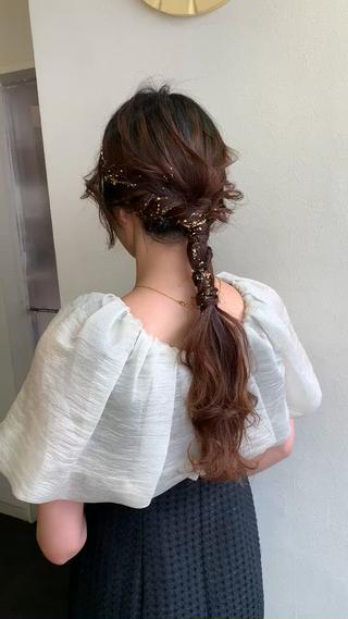 ヘアアレンジ HAIR MAKE Riza所属・谷口 弥生のヘアスタイル