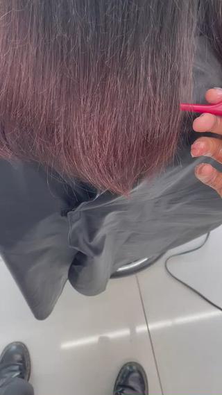 ミディアム カラー ⭐️無料！カット モデル募集⭐️夕貴のヘアスタイル