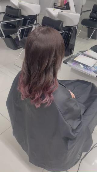 ミディアム カラー ⭐️無料！カット モデル募集⭐️夕貴のヘアスタイル