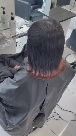 ミディアム カラー ⭐️無料！カット モデル募集⭐️夕貴のヘアスタイル