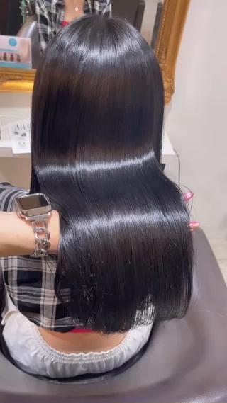 ロング 髪質改善×透明感× 艶髪🥀HIYORIのヘアスタイル