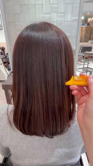癖をしっかり伸ばしながらツヤツヤスルスル美髪に導きます 