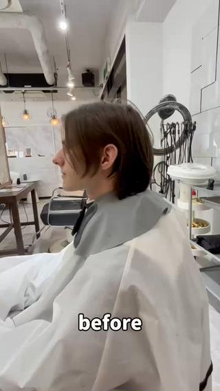 半年ぶりのカットでバッサリスッキリ 