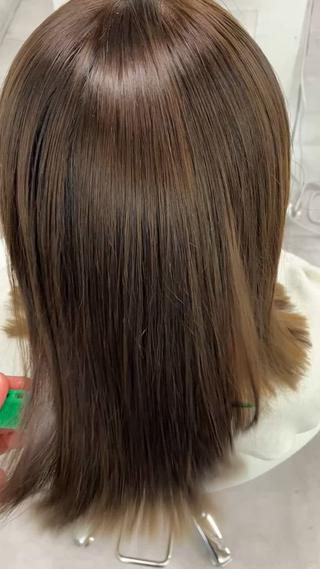 ミディアム カラー door white hideのヘアスタイル