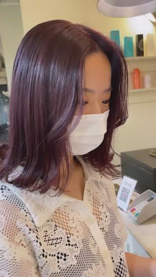 pink lavender
とてもツヤツヤに見えて可愛いです◎ 