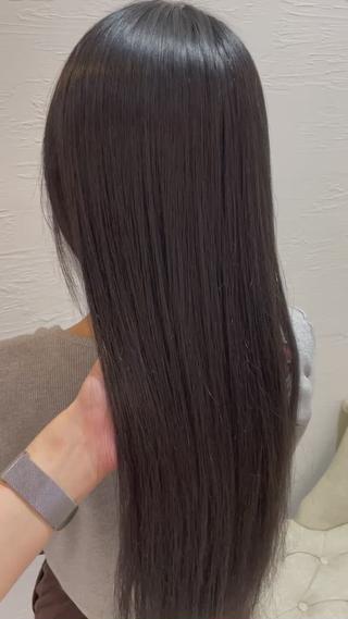 縮毛矯正でツルツルに 