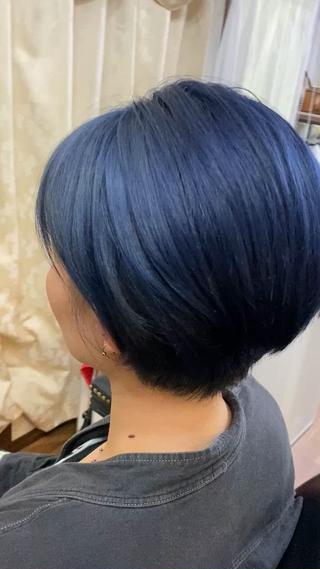 ショート カラー GOLD BLACK所属・究極の艶髪！ 艶神！大矢祥央のヘアスタイル