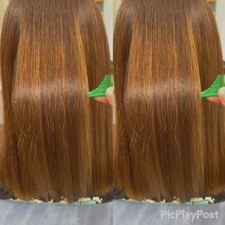 ロング Snaly カラー特化ページのヘアスタイル