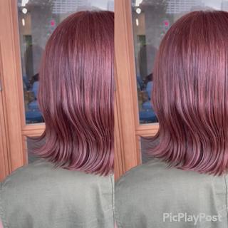 ミディアム カラー Snaly カラー特化ページのヘアスタイル