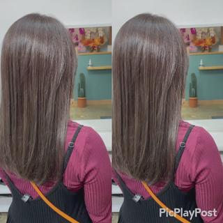 ロング カラー Snaly カラー特化ページのヘアスタイル