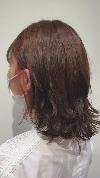 オレンジのイヤリングカラー
夏に向けてオレンジがオススメです♪ 